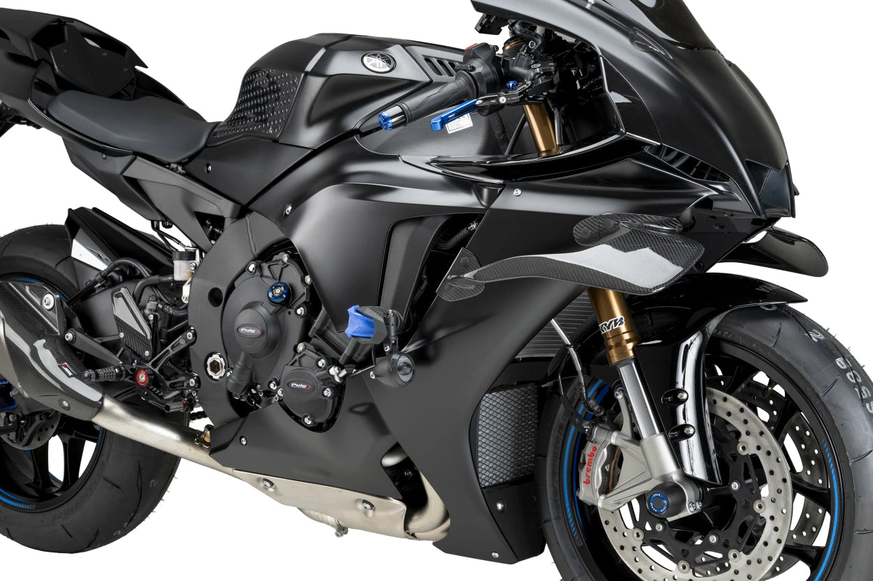 Puig Engine Covers Track for Championship Yamaha YZF-R1 2015-2026