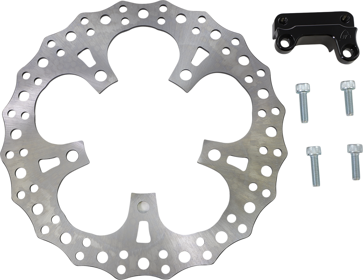ARLEN NESS Jagged Floating Left Front Brake Rotor - 13"