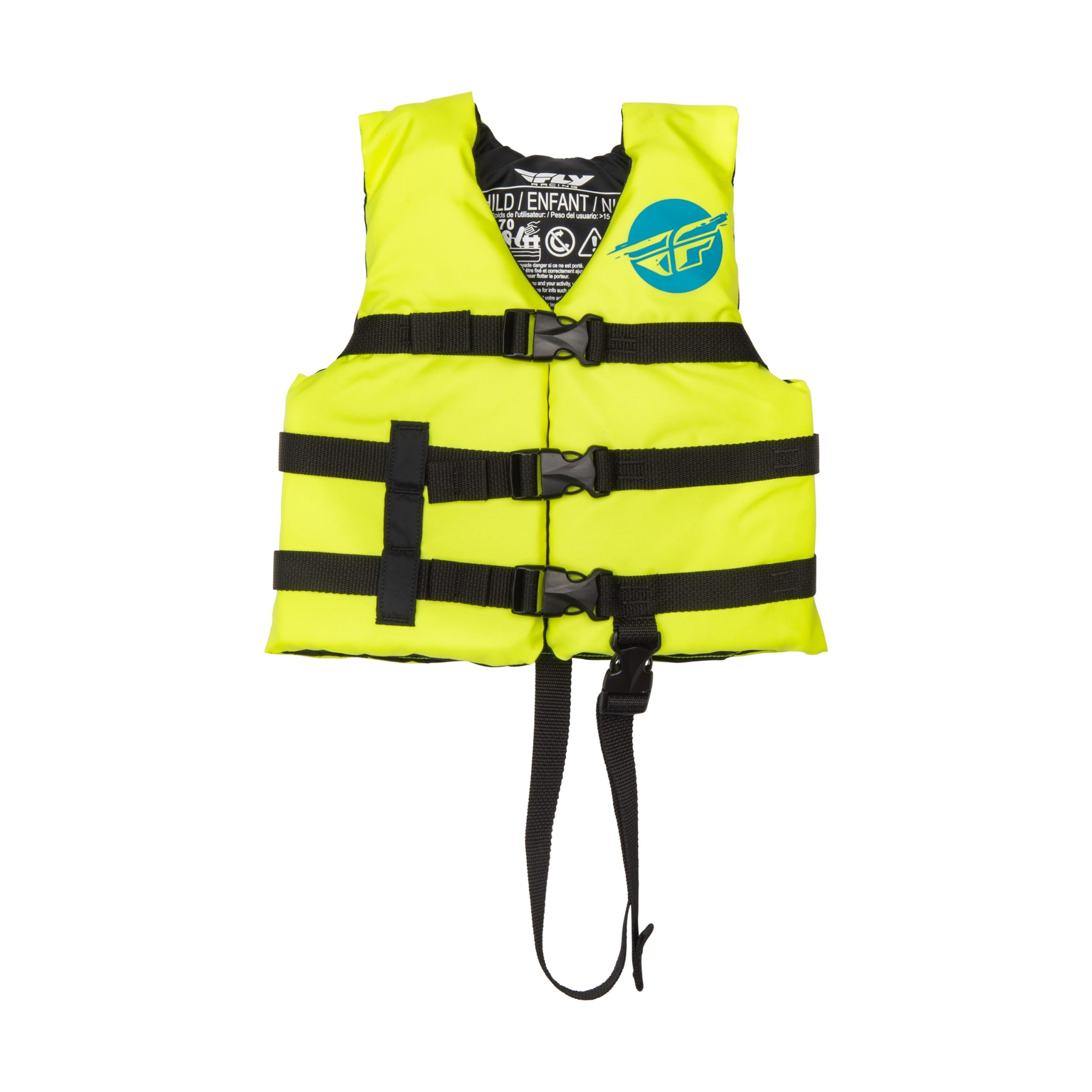 FLY RACING CHILD FLOTATION VEST HI-VIS/BLUE - 221-30321