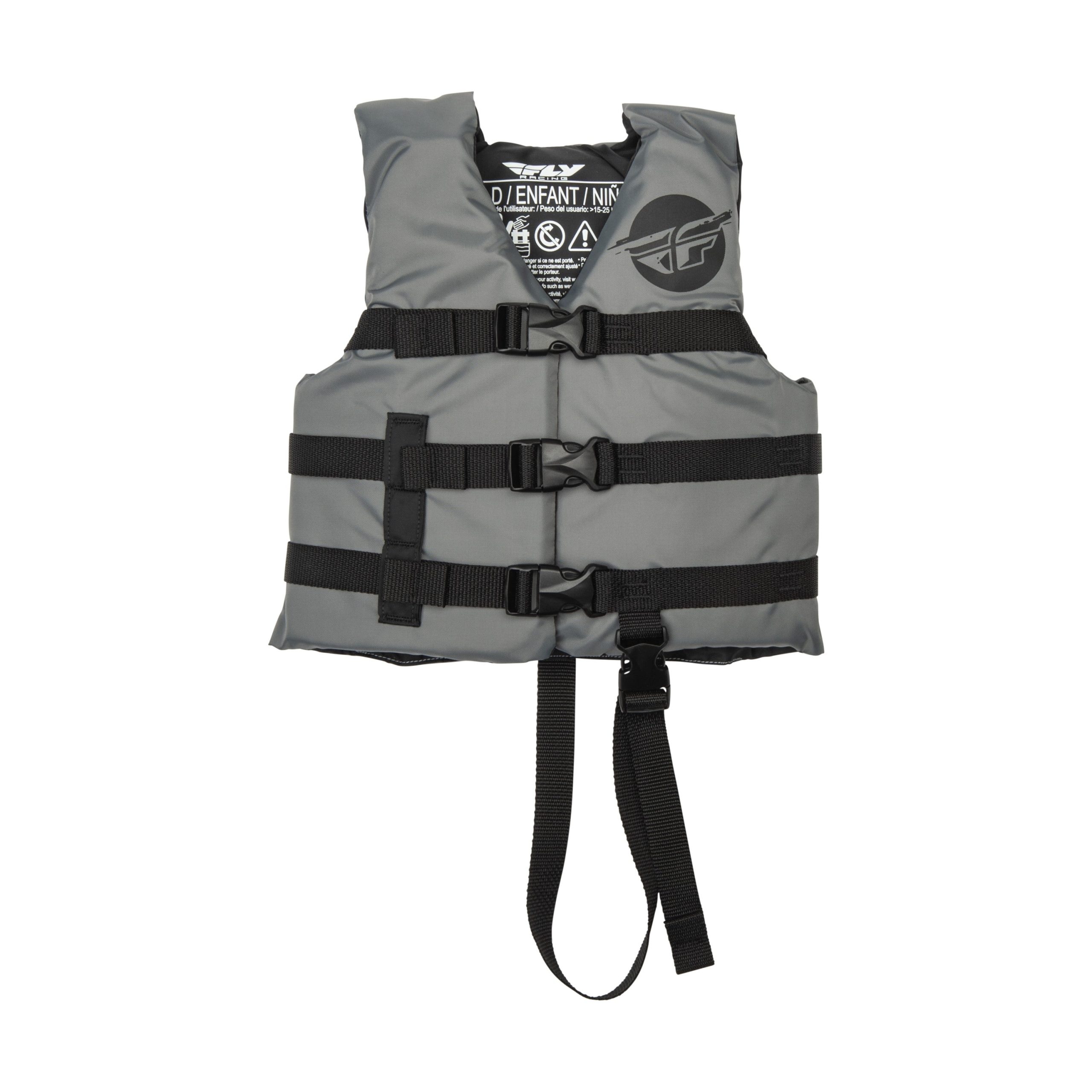 FLY RACING CHILD FLOTATION VEST GREY/BLACK - 221-30323