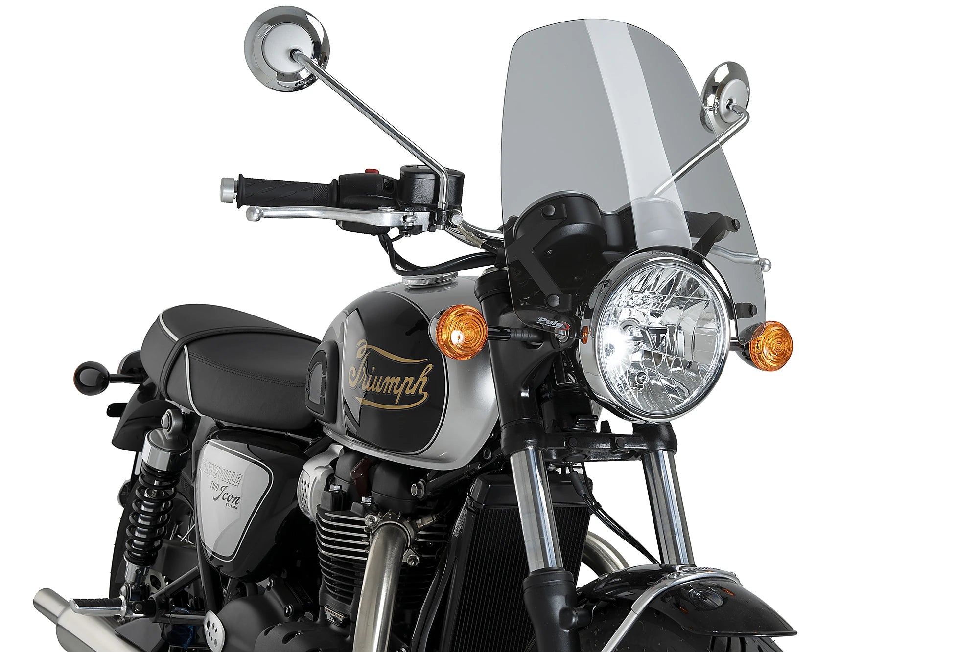 Puig New Generation Touring Windscreen Triumph Bonneville T100 2002-20