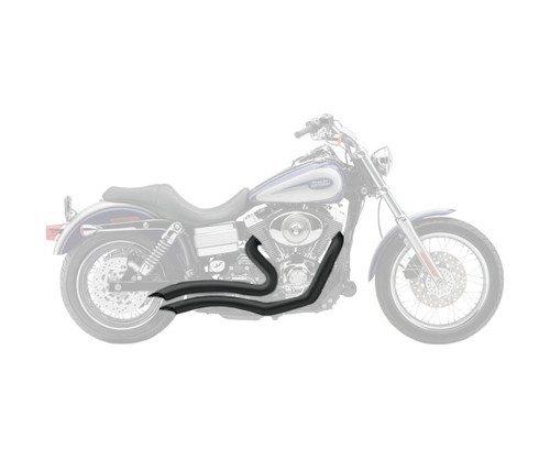 Cobra Speedster Short Swept Black Exhaust System (6227B)