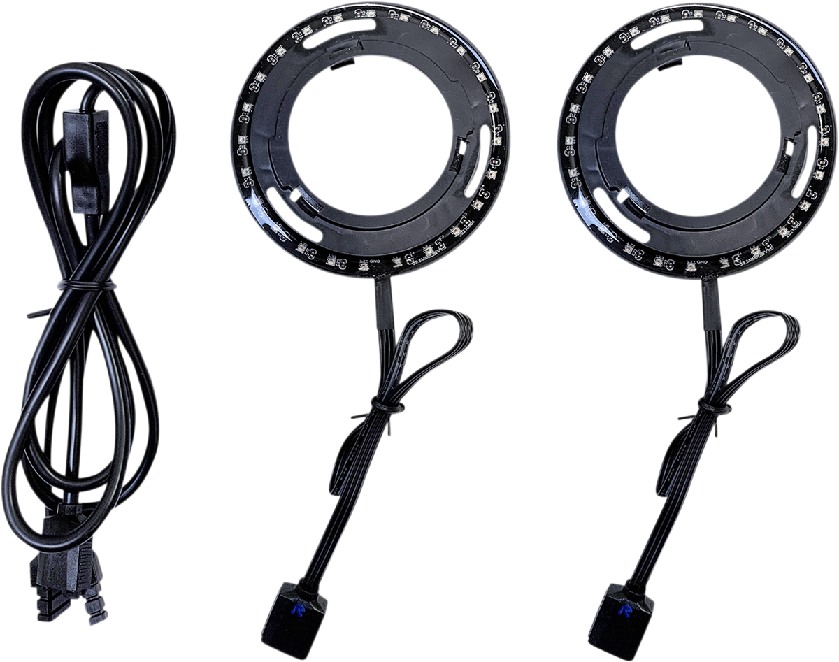 CUSTOM DYNAMICS ProGLOW™ LED Speaker Lights for Boom!™ Audio Stage II Systems - Upper Fairing