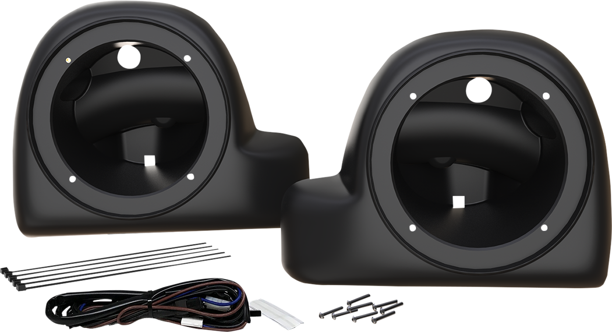 WILD BOAR AUDIO Lower Fairing Speaker Adapters - Air Cooled - Touring '14-'22
