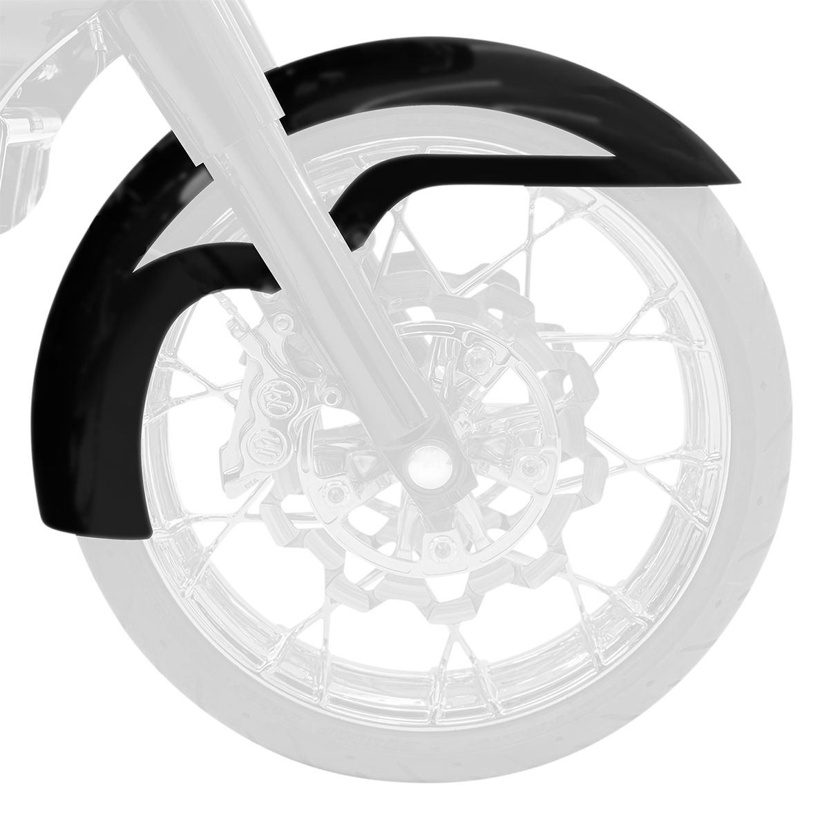 KLOCK WERKS Ventana Front Fender - 16"/17"/18"/19" - Ventava - Steel