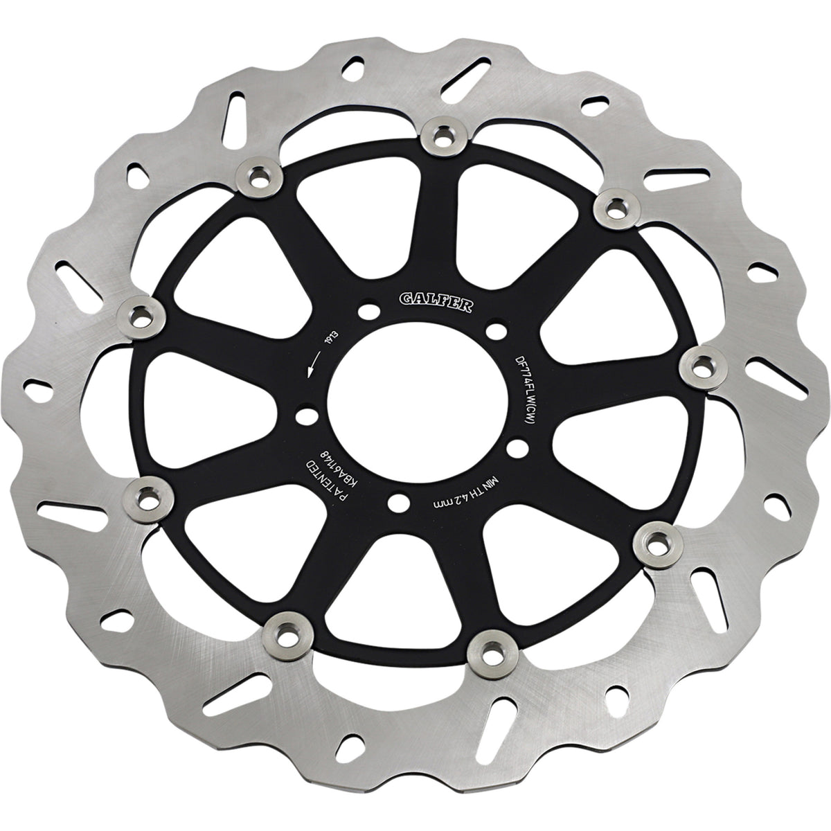 Galfer Wave Brake Rotor - DF774CWI Ducati Motorcycles 2007-2023