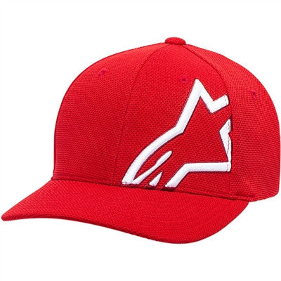 Alpinestars Corp Shift Mock Mesh Flexfit Hat - Red/White