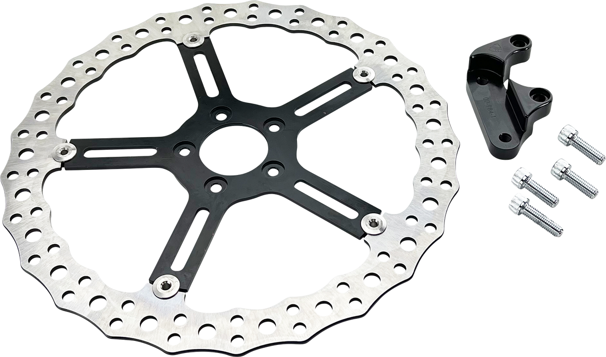 ARLEN NESS Big Brake Jagged Floating Rotor Kit - Hub Mount - Front Right - 15"