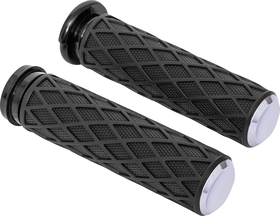 ARLEN NESS Diamond Grips - TBW - Chrome