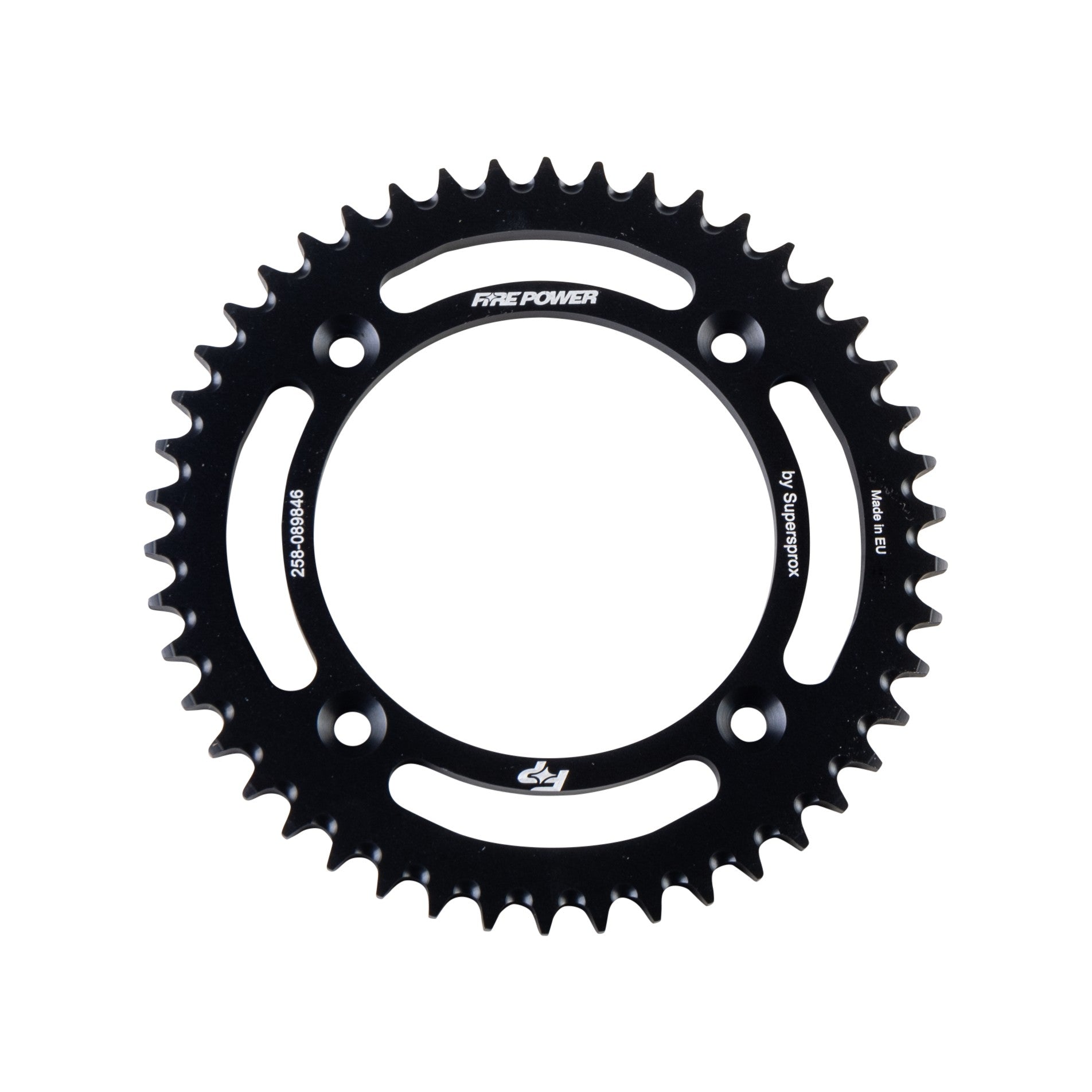FIRE POWER REAR SPROCKET ALUMINUM 46T BLK - 258-089846