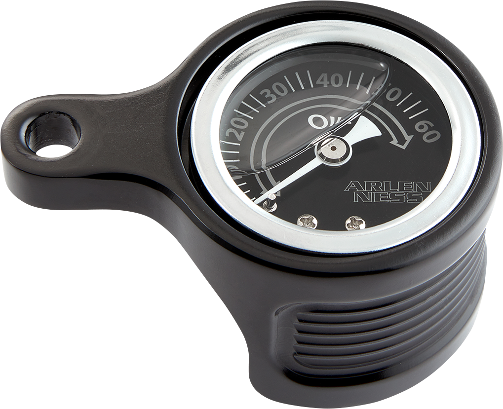 ARLEN NESS Oil Pressure Gauge Kit - Method - Black Anodized