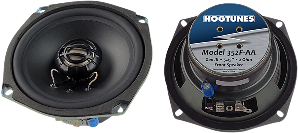 HOGTUNES Gen3 5.25" Replacement Speakers - Front - 2ohm