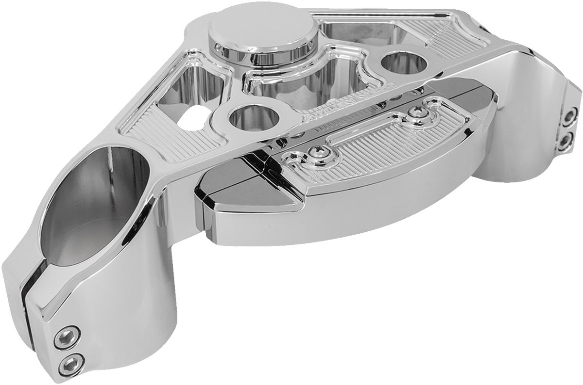 ARLEN NESS Method 2" Drop Top Triple Tree - Chrome