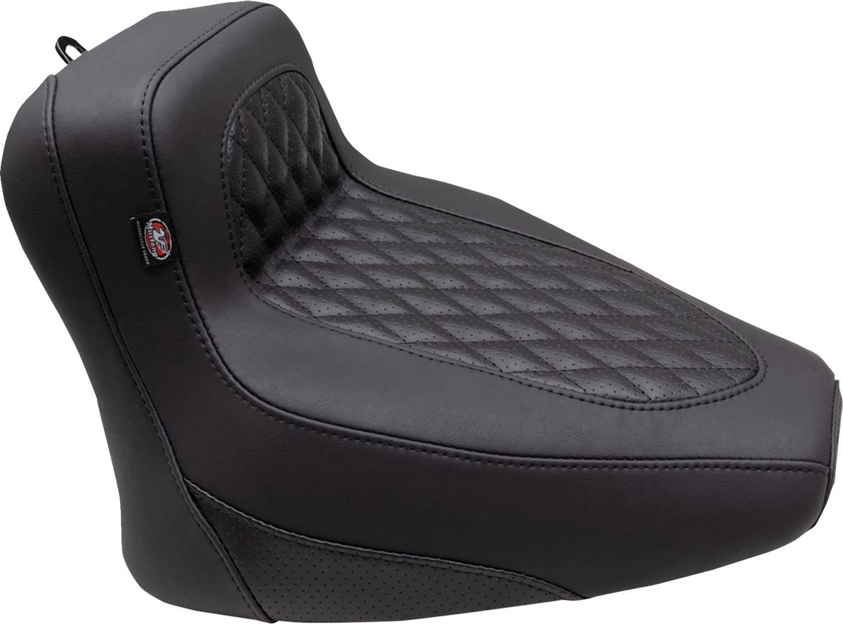 MUSTANG Squareback Seat - Solo - Black - Diamond Stitch - Chief '22-'24