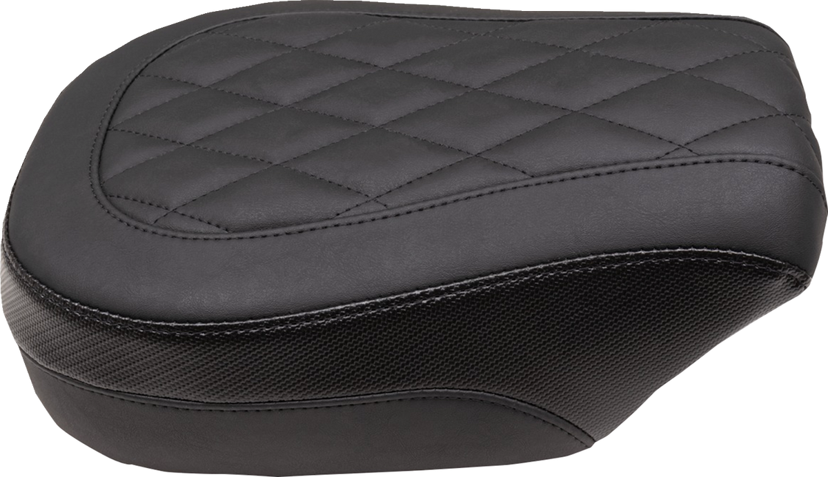MUSTANG Solo Touring Seat - Passenger - Black - Diamond Stich - Chief '22-'23