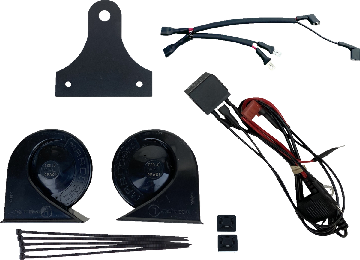 CUSTOM DYNAMICS Electromagnetic Dual Horn Kit - 109 db