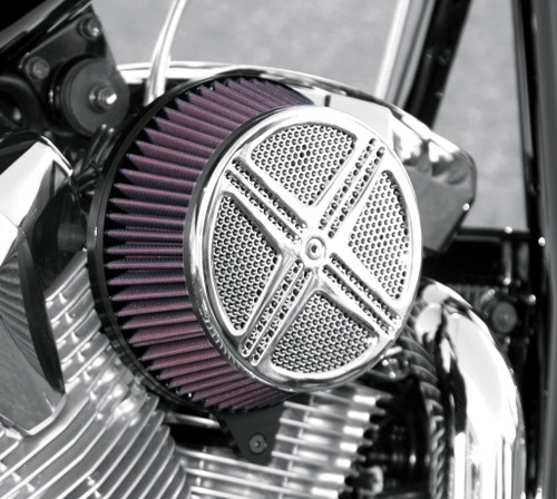 Baron XXX Chrome Big Air Filter Intake Kit (BA-2313-00)