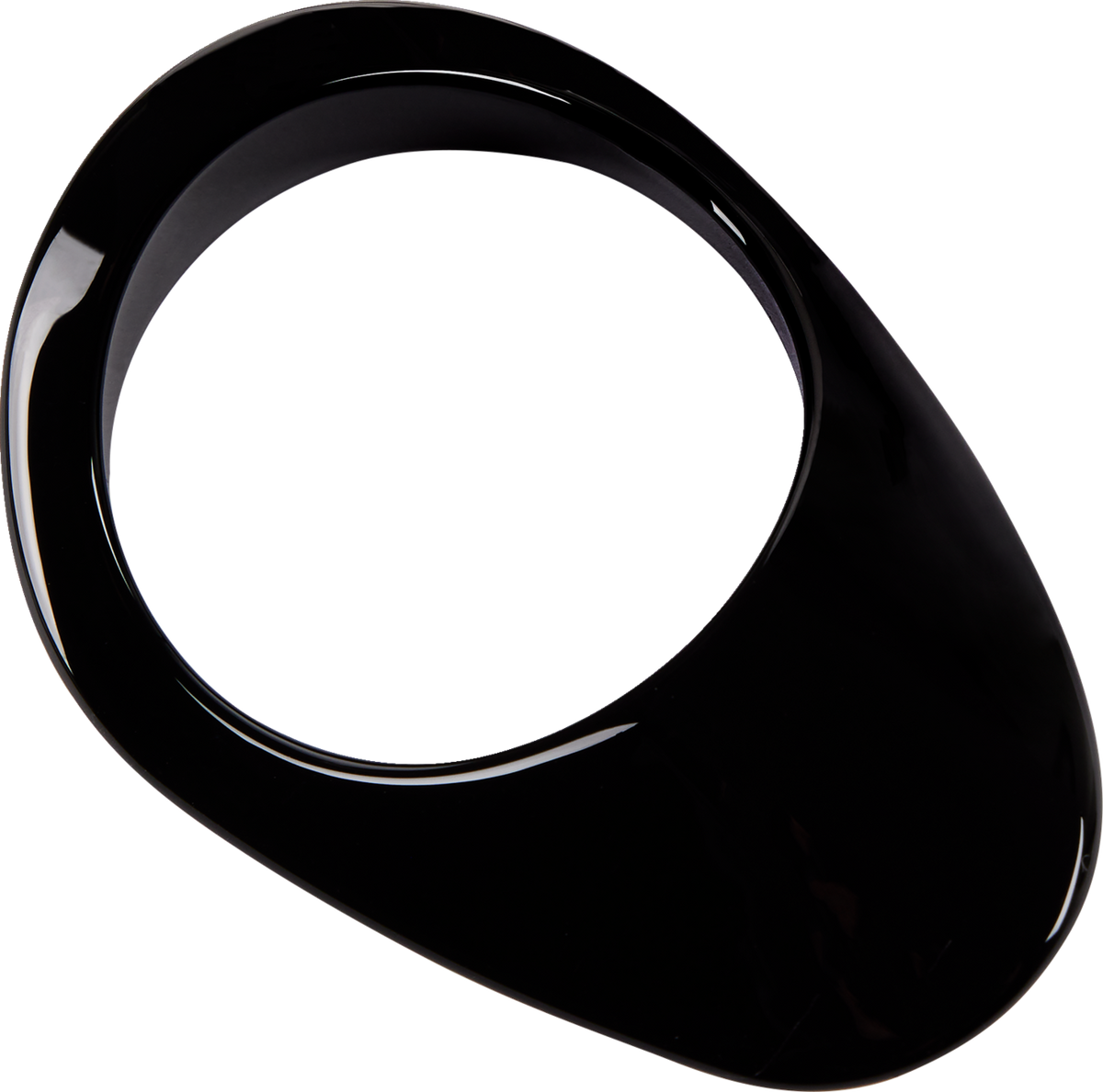DRAG SPECIALTIES Oil Tank Dipstick Bezel - Black - Sportster '04-'22