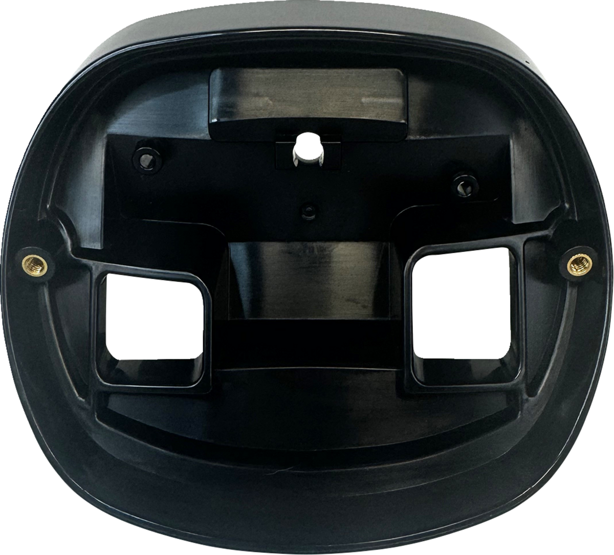 CUSTOM DYNAMICS Taillight Baseplate Replacement - Gloss Black - Softail