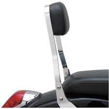 Cobra Square Mini 11" Chrome Sissy Bar Passenger Backrest (02-4770)