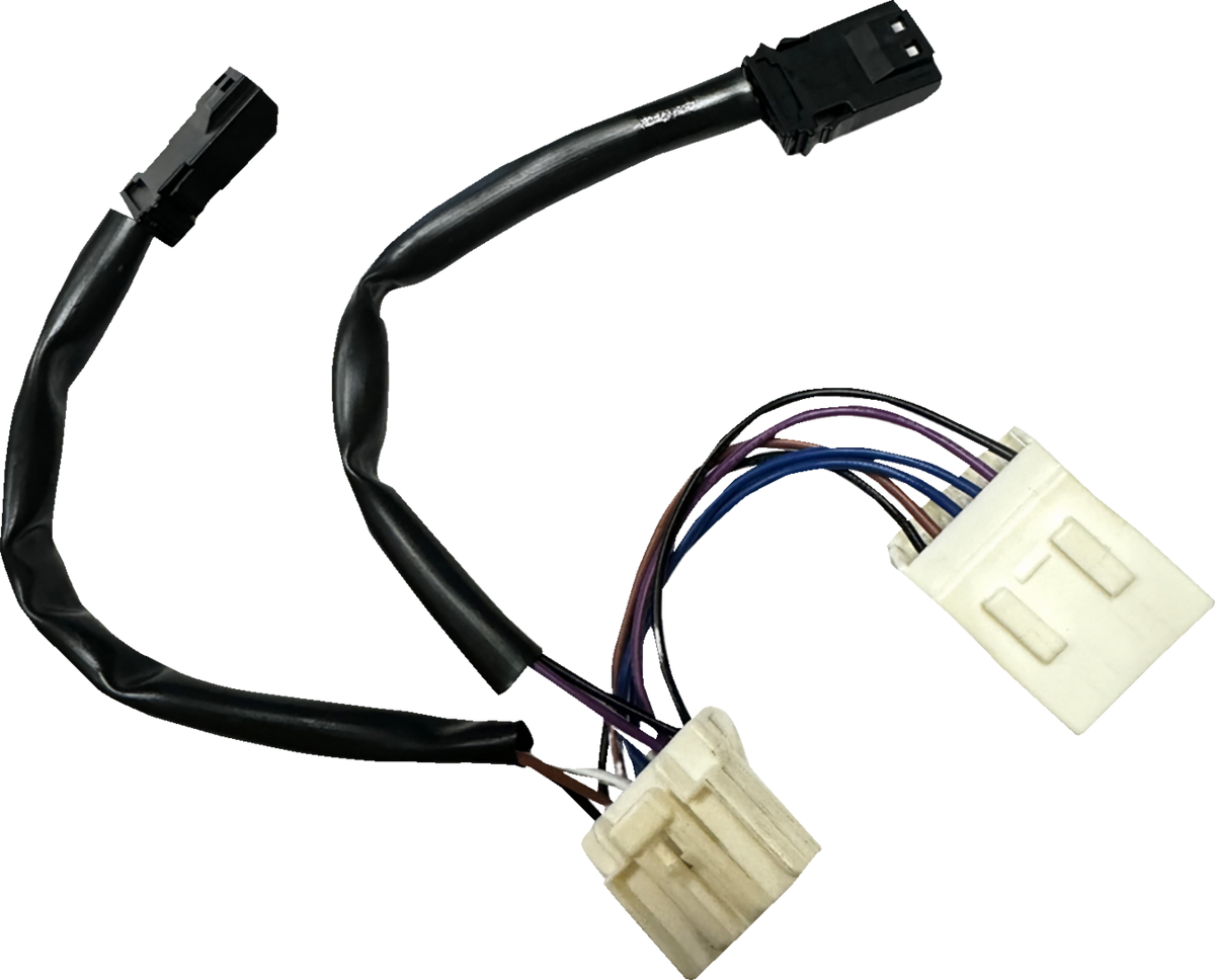 CUSTOM DYNAMICS Run/Turn Signal Adapter - Front - '96-'05 FLHT '93-'17 Softail