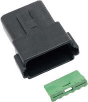 NAMZ CUSTOM CYCLE PRODUCTS 12-WIRE BLACK DEUTSCH RCPTCL DR-12B
