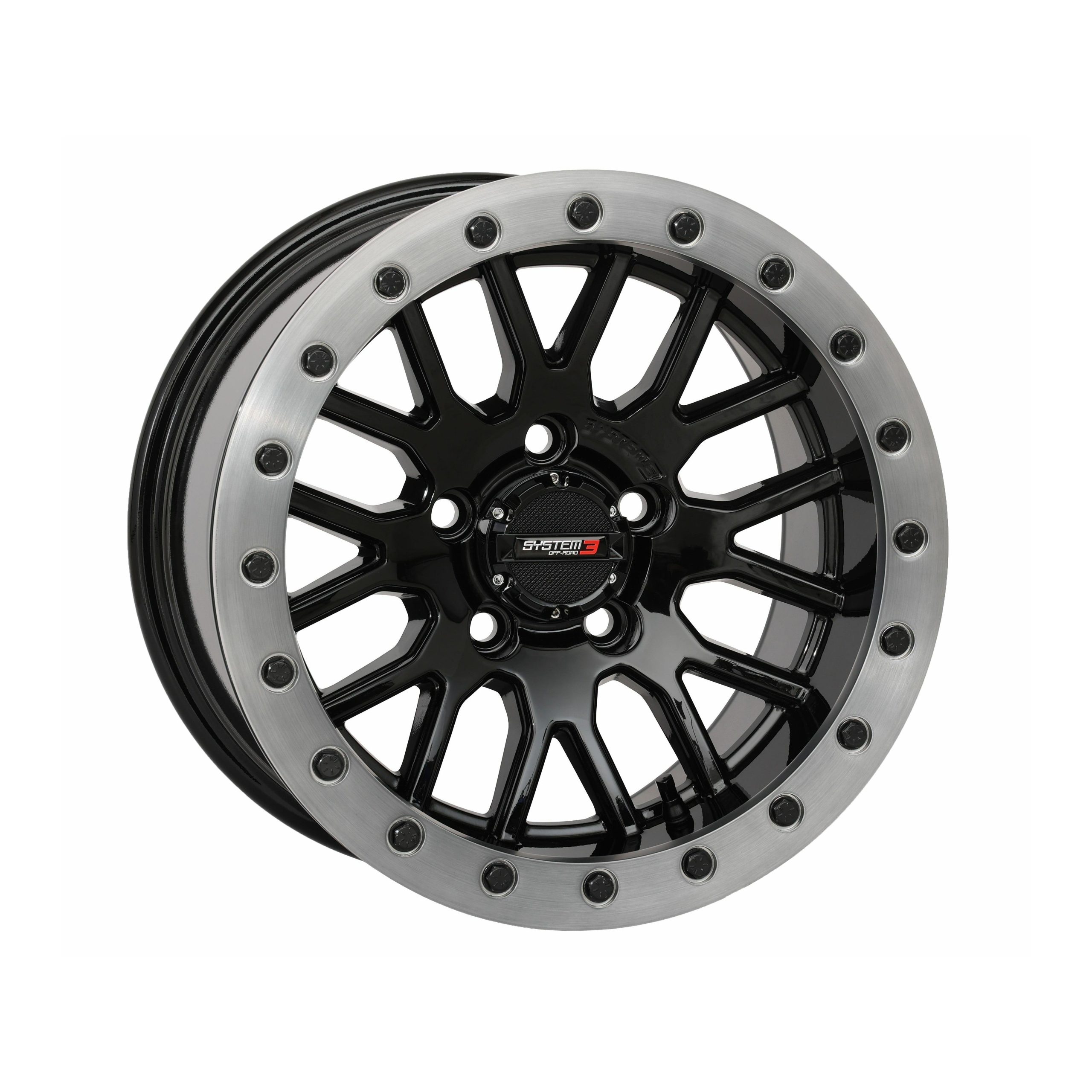 SYSTEM 3 SB9 WHEEL 15X9 5+4 (+10MM) 5/4.5 GLOSS BLACK - 3-159144
