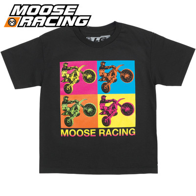 Moose Racing Moto Youth Tee Black (Closeout)