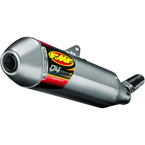 FMF Q4 Hex Spark Arrestor Aluminum/Stainless Slip-On Muffler (042296)