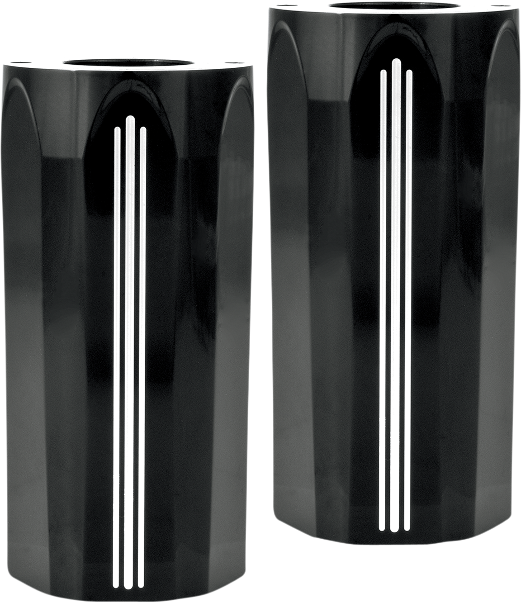 PERFORMANCE MACHINE (PM) Fork Slider Covers - Tech - Contrast Cut