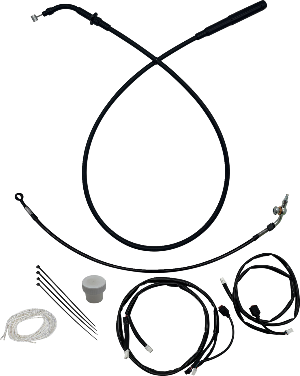 FAT BAGGERS INC. EZ Install Kit - +8" - FLTR/SE - Black