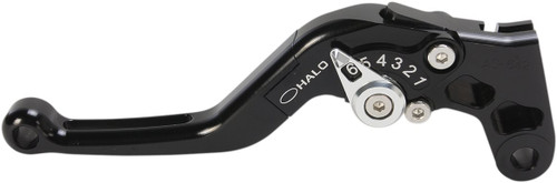 Driven Halo Adjustable Folding Black Clutch Lever w/Silver Switch (DFL-AS-412)