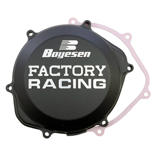 Boyesen Factory Clutch Cover - Honda CRF450R 2002-2008 / TRX450 2004-2014 - Black (CC-06B)