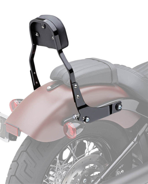 Cobra Detachable 11" High Square Pad Black Sissy Bar Backrest Kit (602-2026B)