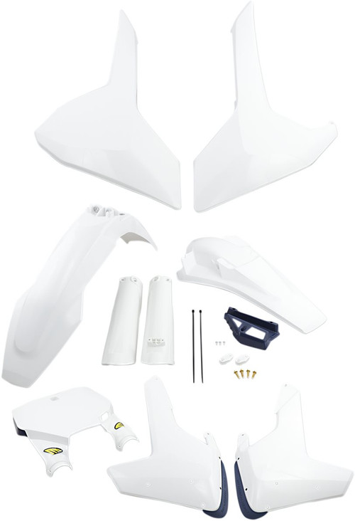 Cycra Complete White Plastic Powerflow Body Kit (1CYC-9321-42)