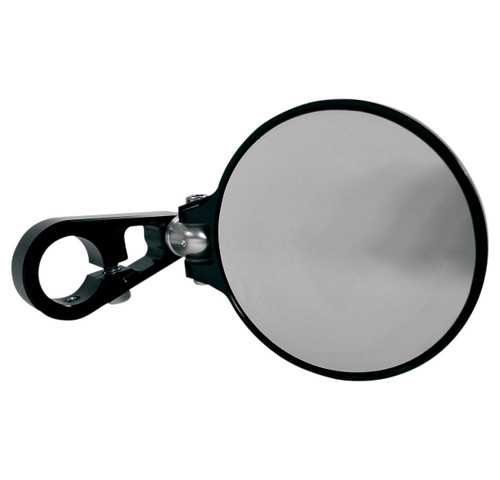 Joker Machine Bar End Mirror Folding Black 3.25" (09-303B)