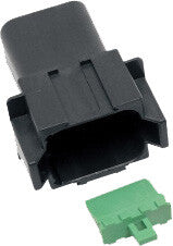 NAMZ CUSTOM CYCLE PRODUCTS 8-WIRE BLACK DEUTSCH RCPTCL DR-8B
