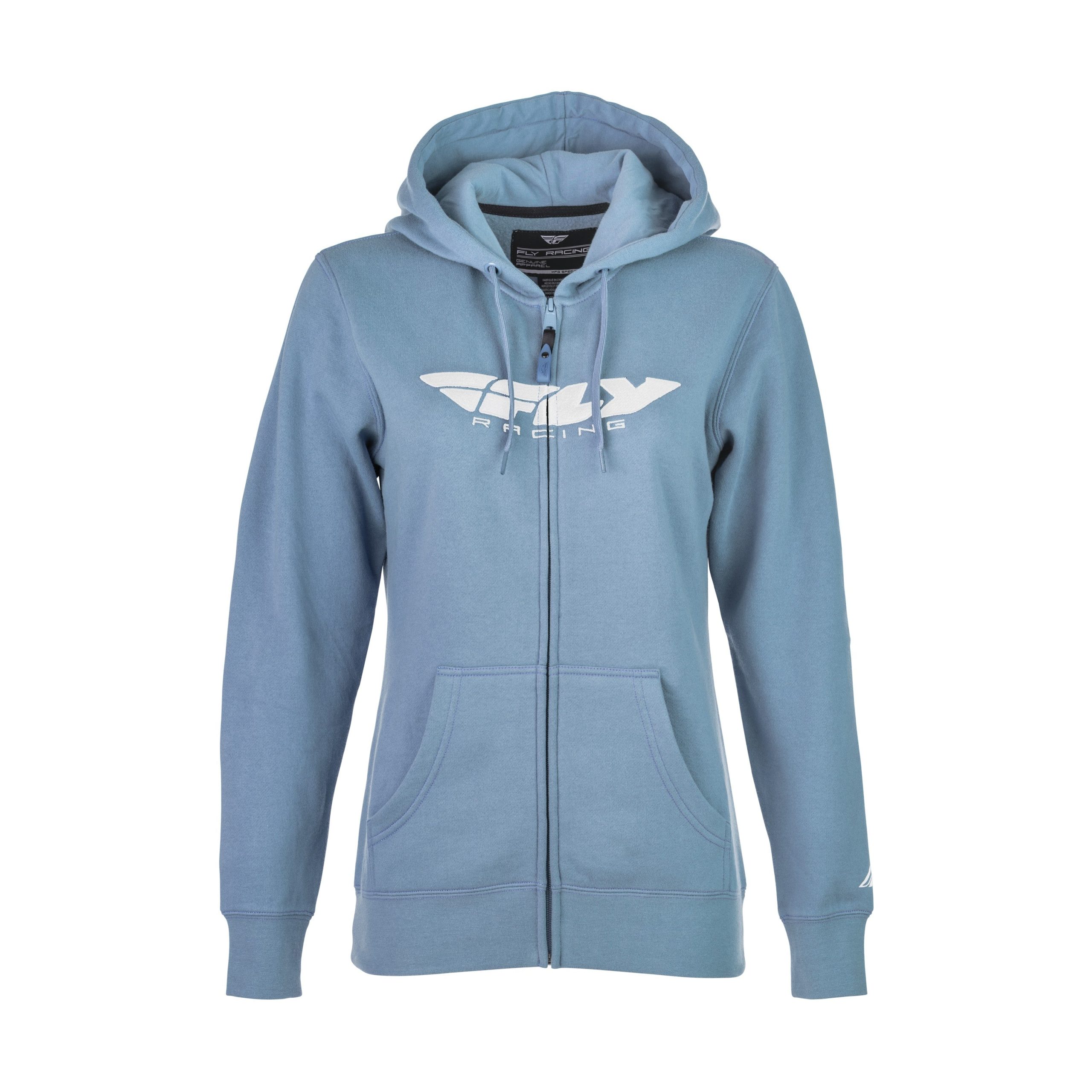 FLY RACING WOMEN'S FLY CORPORATE ZIP UP LIGHT BLUE SM - 358-0063S