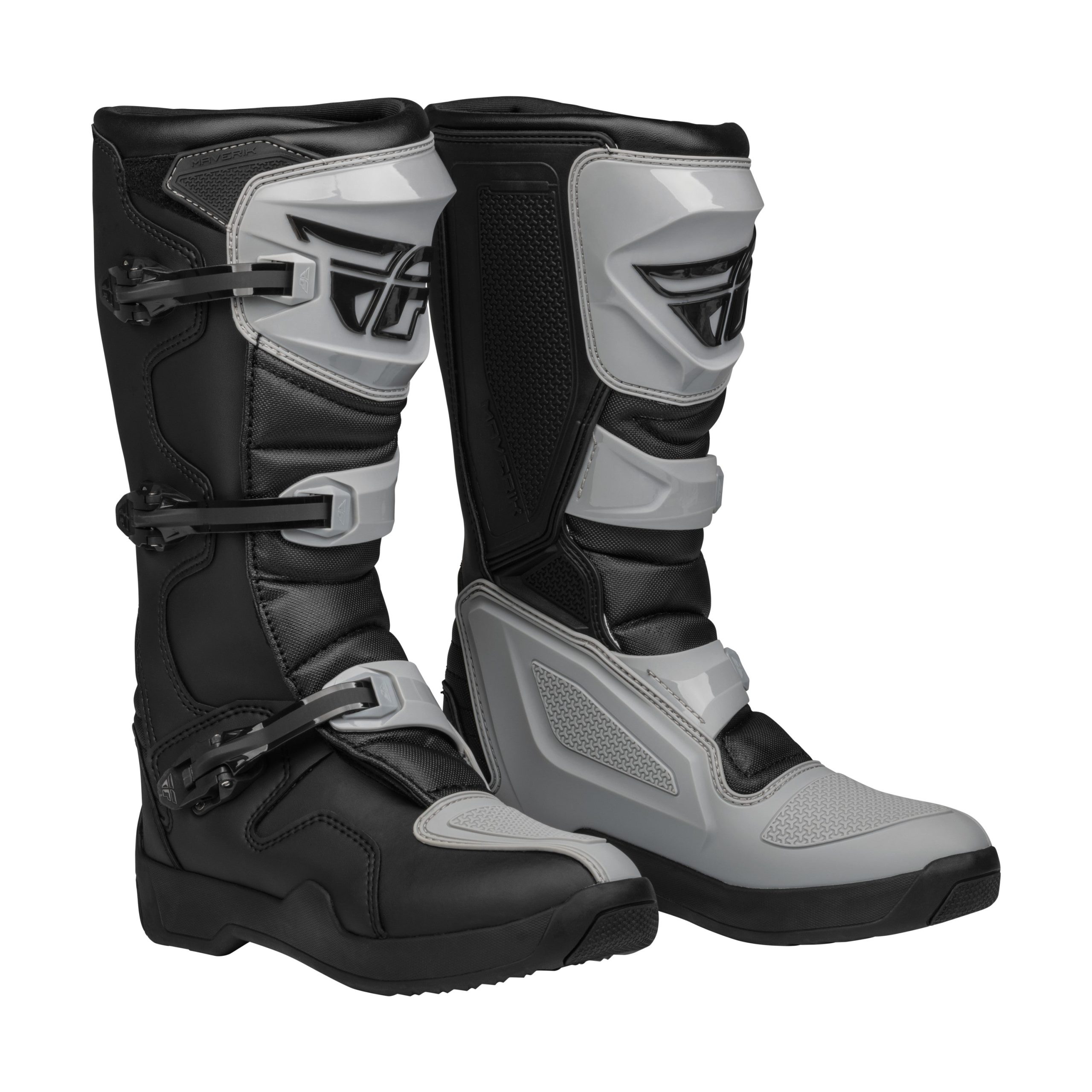 FLY RACING MAVERIK LT BOOT GREY/BLACK SZ 08 - 364-66108