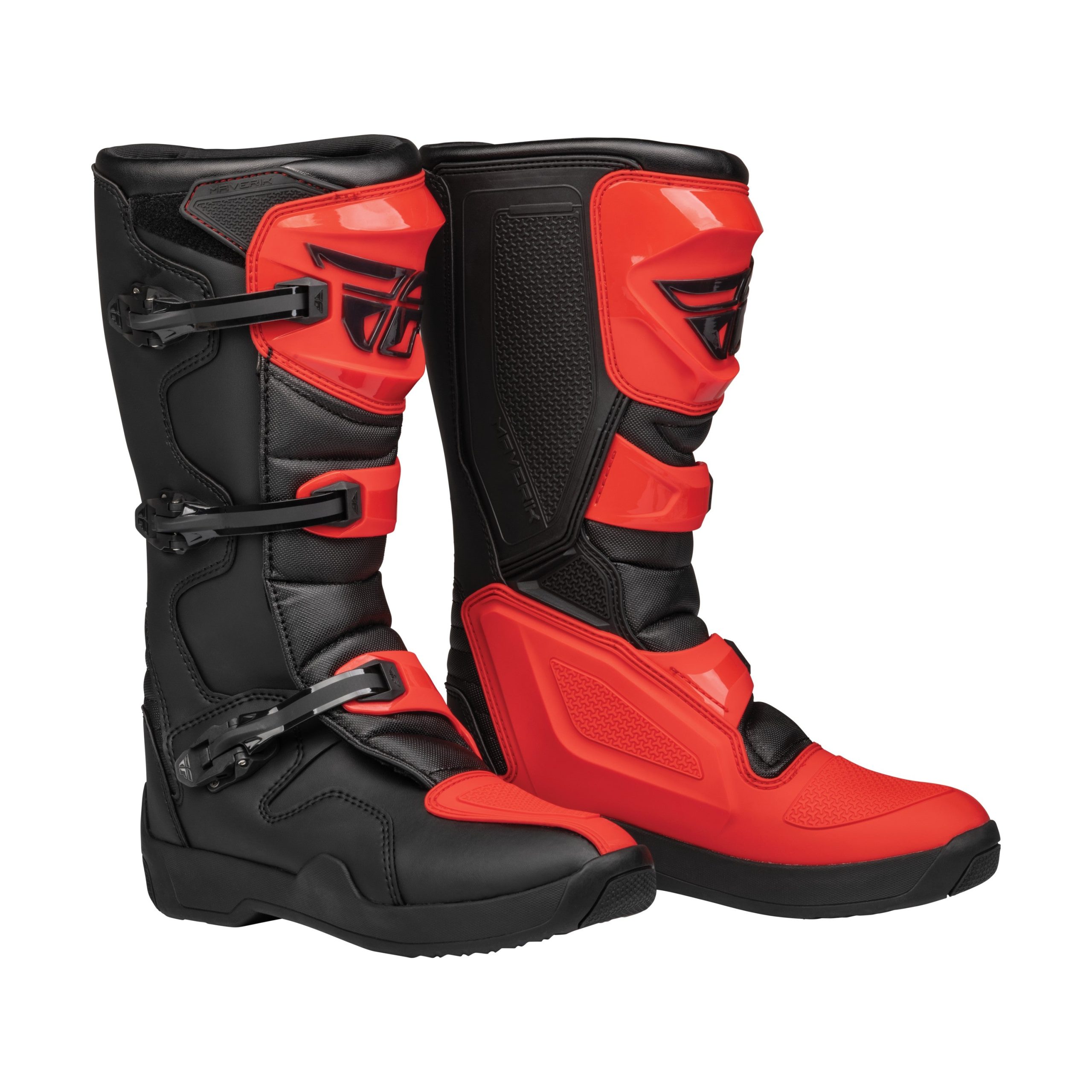 FLY RACING MAVERIK LT BOOT RED/BLACK SZ 08 - 364-66208