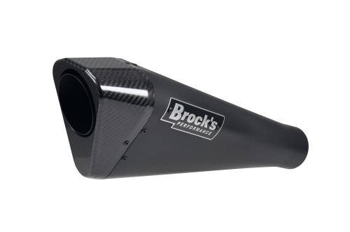 Brocks Suzuki Katana (2020) Penta-Carbon Full System 15" Muffler (Black)