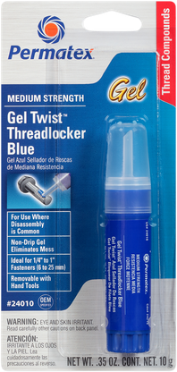 Permatex Gel Twist Threadlocker - Blue - 0.35 oz. net wt.