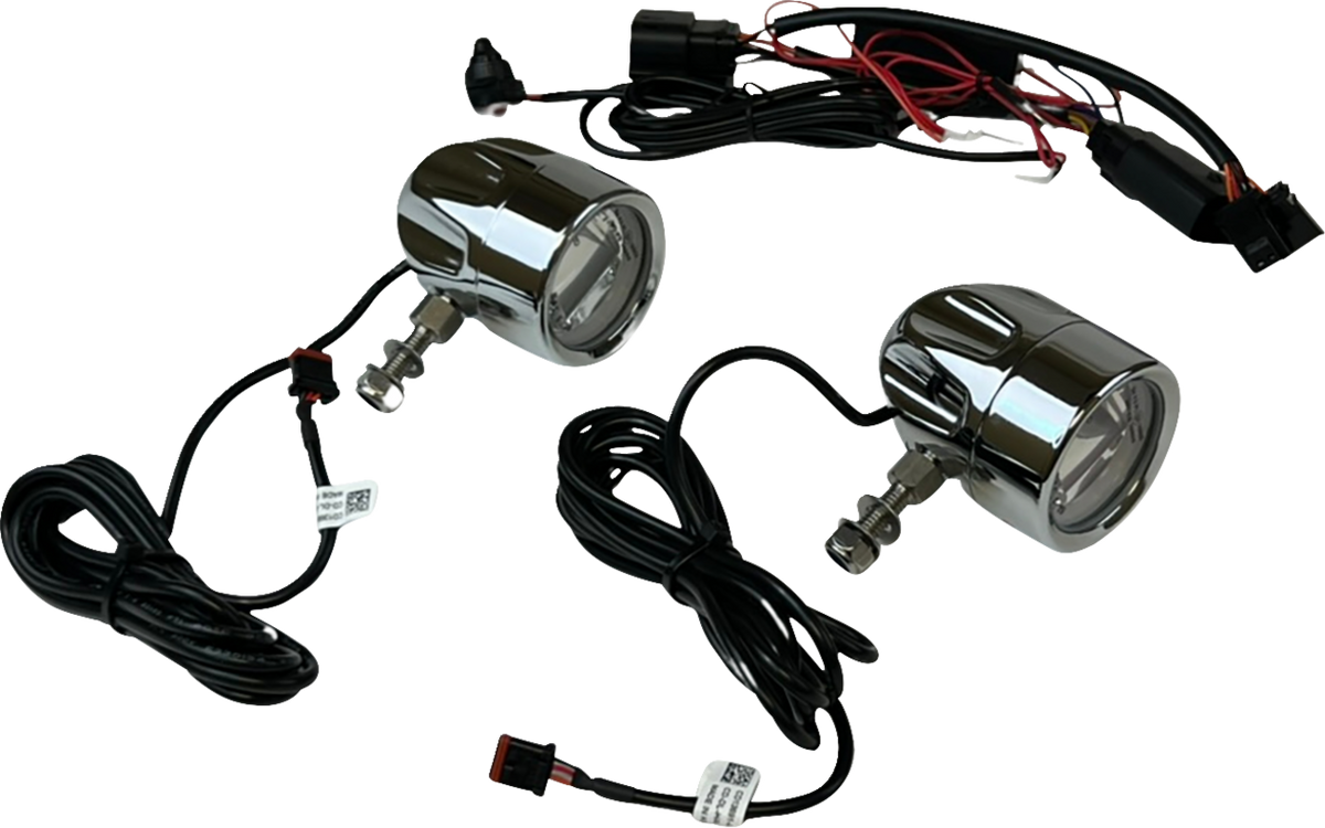 CUSTOM DYNAMICS ProBEAM LED Halo Fog Lamps - Chrome