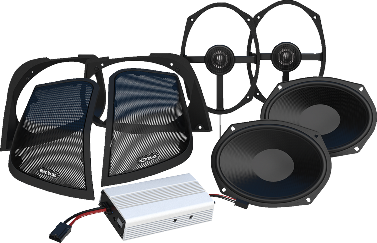 WILD BOAR AUDIO 400 W Speaker/Amplifier - Cut In Lid Kit - Touring '14-'23