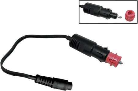 Male cigarette lighter plug adapter
