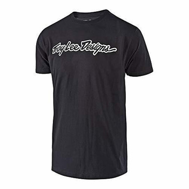 Troy Lee Designs SIGNATURE TEE BLACK Black