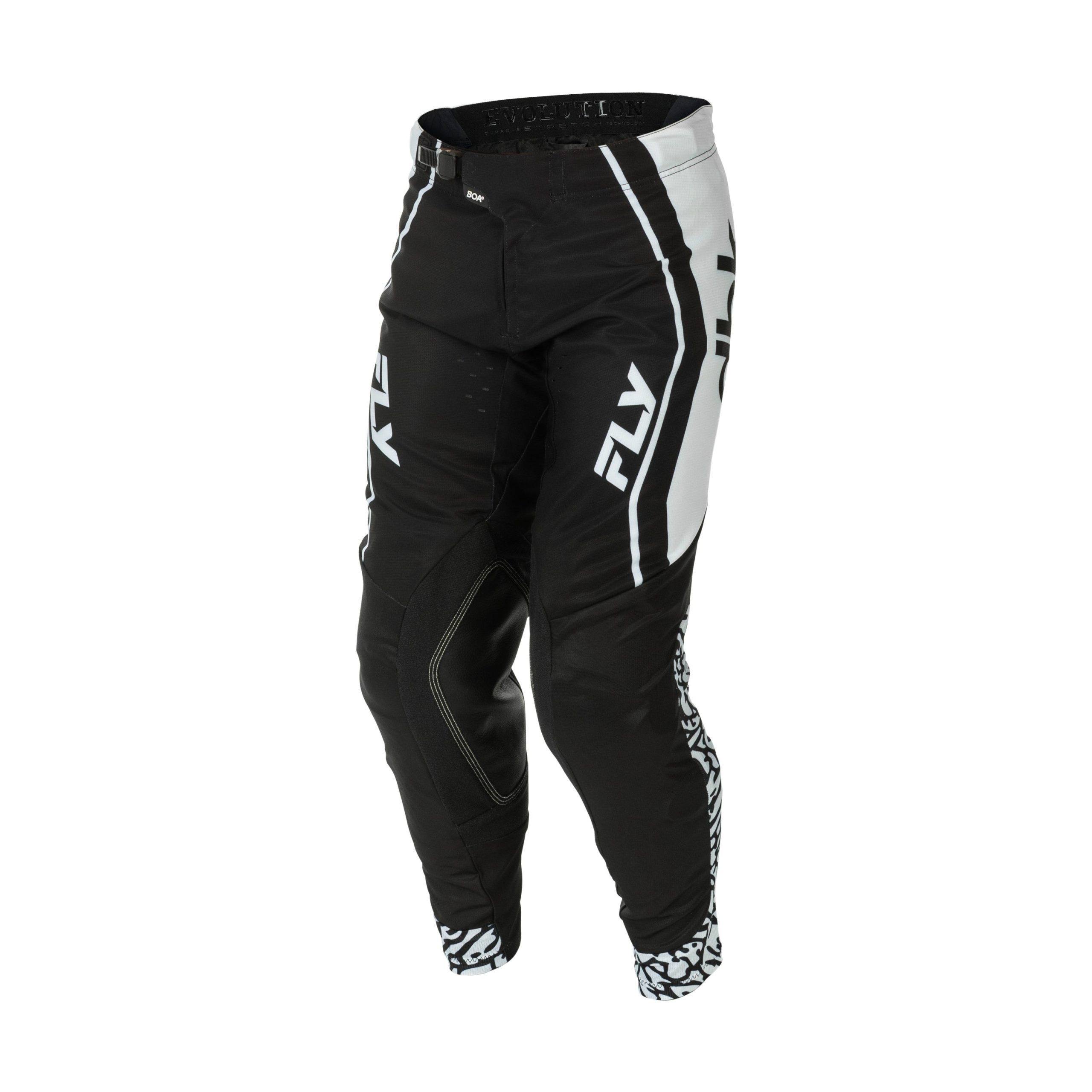 FLY RACING EVOLUTION DST DBK PANTS BLACK/WHITE/RED