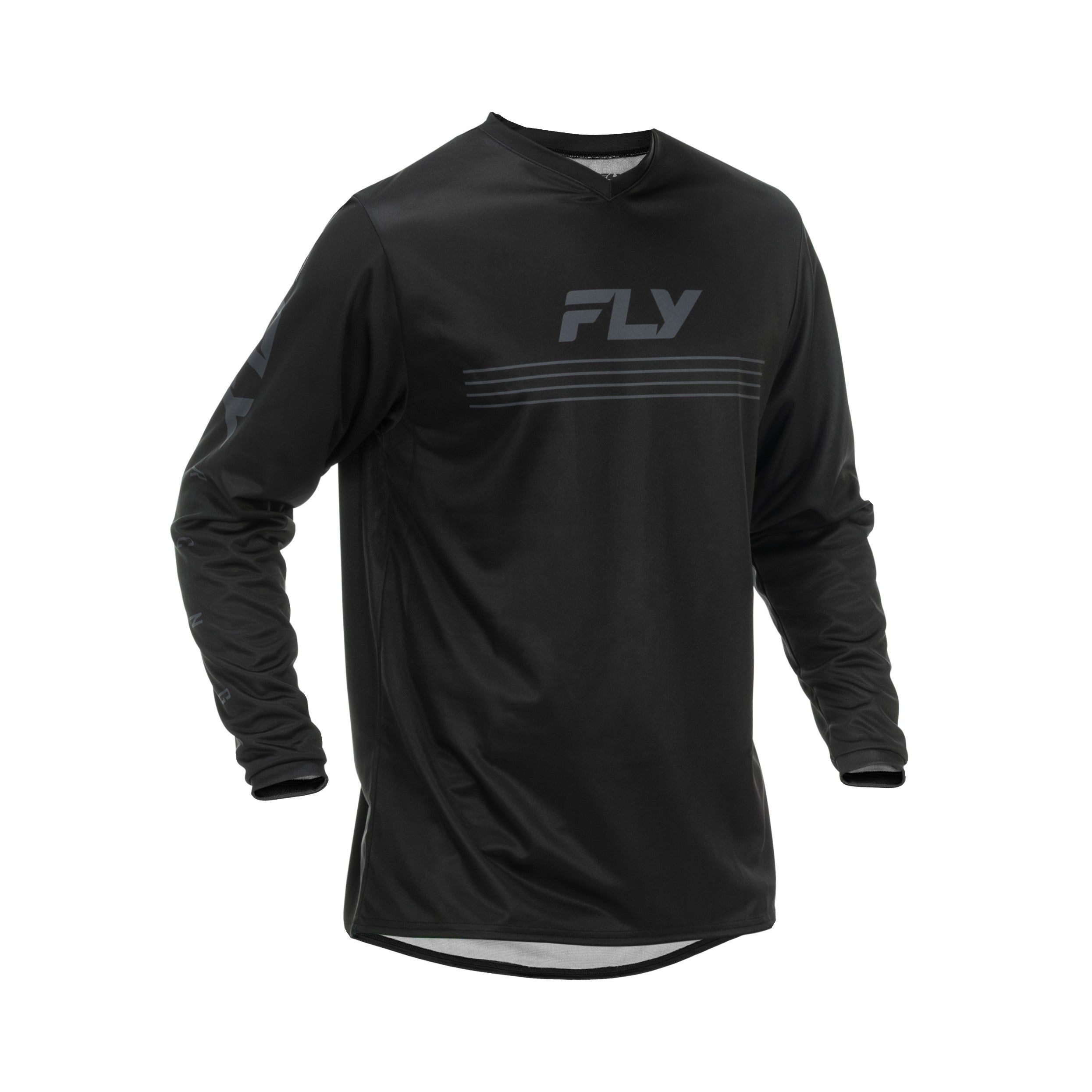 FLY RACING BLACK UNIVERSAL JERSEY