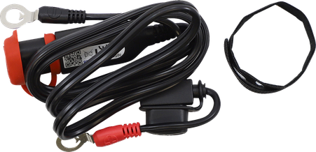 Tecmate 12V Battery Eyelet Connector w/ Dual Size Ring 5/16” - 3/8”