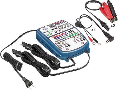 Tecmate Optimate 2 Duo Bronze Series Battery Charger - 2-Bank
